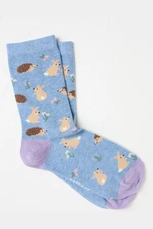 Fat Face FatFace Bunny and Hedgehog SocksEn