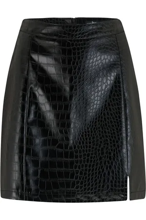Pour Moi Kenza Snake Pattern Kunstlæder Mini Nederdele46