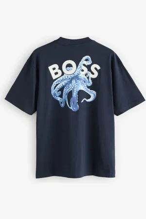 HUGO BOSS 100% Cotton Relaxed-Fit Logo T-ShirtStor