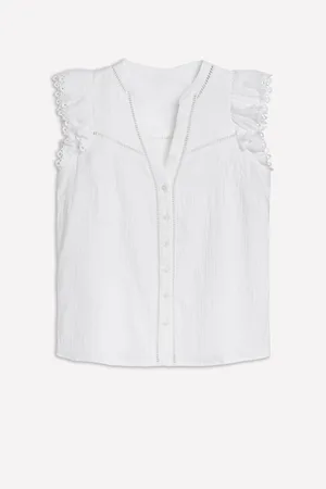 Boden Sleeveless Double Cloth 100% Cotton Top44
