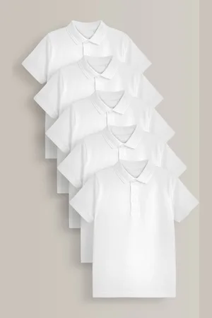 Next Cotton School Kortærmet 100% Bomuld Polo shirts (3-16år)9 år (134cm)
