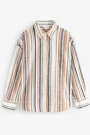 Next Long Sleeve Shirt With Linen52