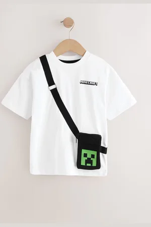 Next Licenseret Minecraft Bag T-Shirt (3-16år)98104cm