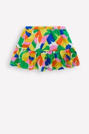 Boden Tiered 100% Cotton Jersey Skirt134140cm