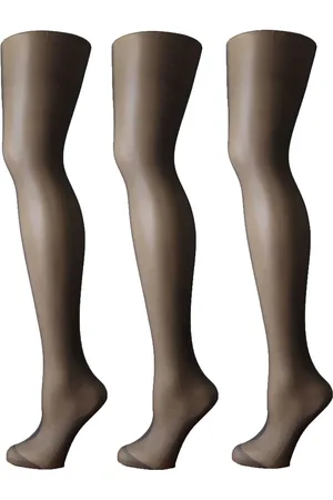 Pretty Polly 10 Denier Nylons Gloss Tights 3 PackS