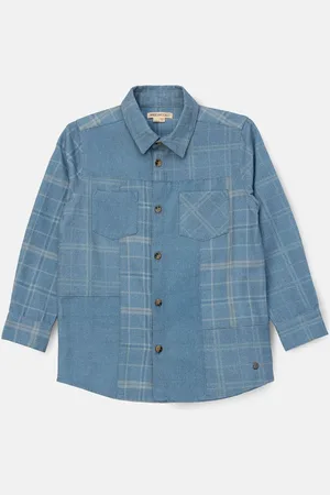 Angel & Rocket 100% Cotton Connor Block Check Shirt12 år (152cm)