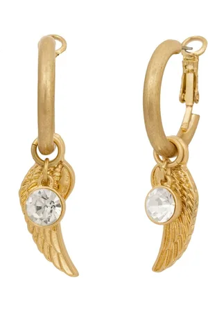 Bibi Bijoux Gold Tone Serenity Interchangeable Hoop Earringsen