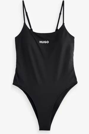 HUGO BOSS Logo Squareneck SwimsuitSmall