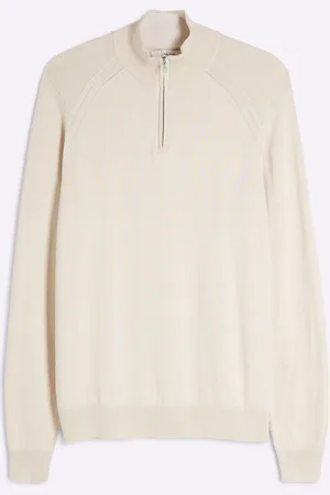 River Island Slim Fit Viscose Half Zip TrøjeXL