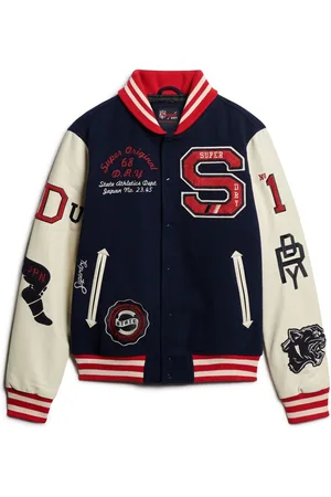 Superdry College Varsity Patched Bomber JacketL