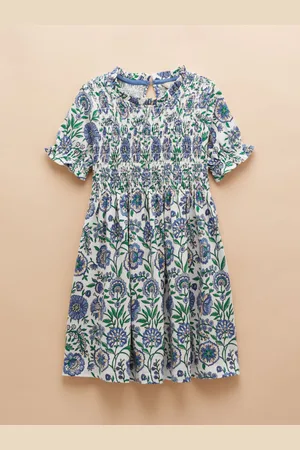 Joules Gracie Short Sleeve Shirred Dress116122cm