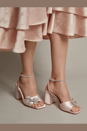 Monsoon Dani Diamante Bow Heeled Sandalseu37