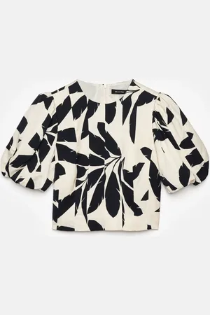 mint&berry Palm Print Top40