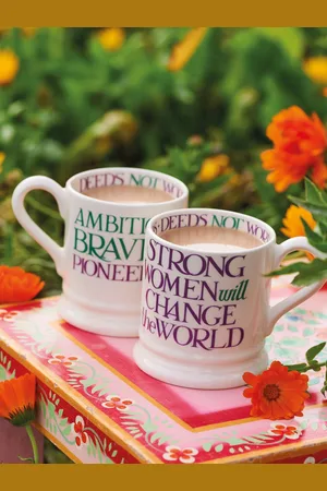 Emma Bridgewater Lilla Toast Change Our World 1/2 pint krusEn