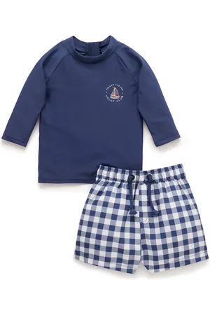 Purebaby Marine Board Short & RashieShort Sets7480cm