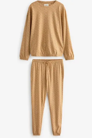Next 100 % bomuld langærmet pyjamasL Høj