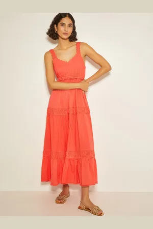 Monsoon Sonya Embroidered 100% Cotton Maxi DressXL