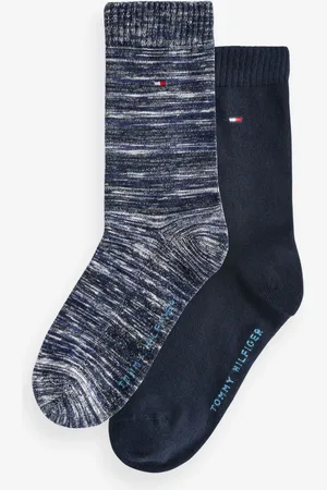 Tommy Hilfiger Kvinder Blå Sokker 2 Pakke