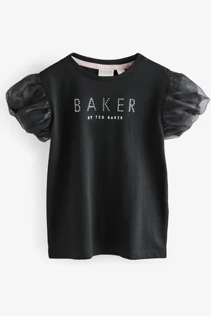 Ted Baker Organza Sleeve Hotfix 100% Cotton T-Shirt6 år (116cm)