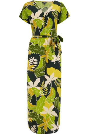 Pour Moi LENZING ECOVERO Viscose Belted Beach Kaftan Kjole44