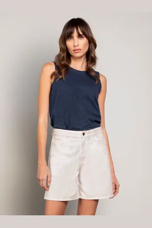 CELTIC & CO. Cream Denim Shorts46