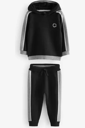 Next Knitted 100% Cotton Hoodie and Joggers Set (3mths-7yrs)6 - 9 måneder (68 - 74cm)