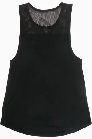 Pineapple Mesh Longline VestXS
