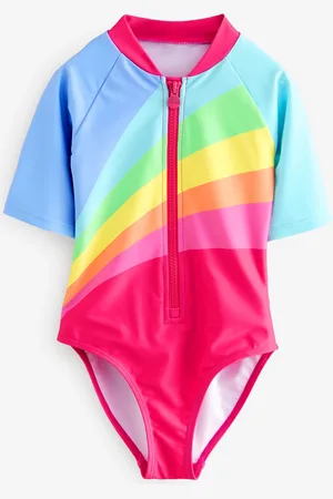 Little Bird Short Sleeve Rainbow Sunsafe Swimsuit110116cm