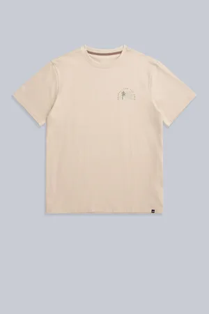 Animale Mens Chase Relaxed 100% Cotton T-ShirtMiddel