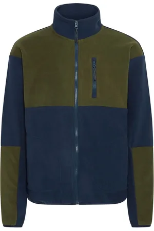 Blend Colour Block Zip Through Fleecesmall