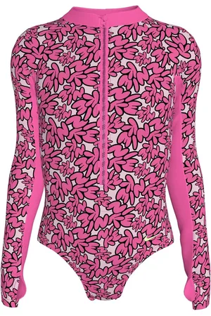 Nike Bubble Script Long Sleeve Swimsuit 1 Piece166168cm