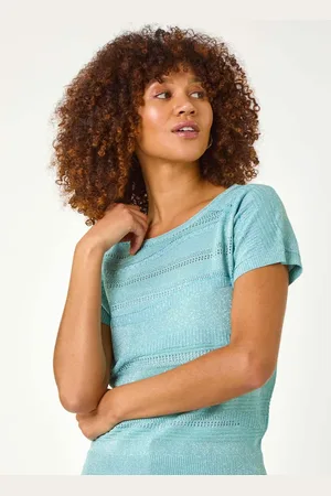 Roman Shimmer Textured Top46