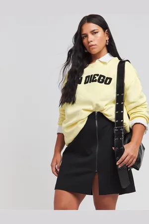 Simply Be Zip Detail Ponte Mini Nederdele48