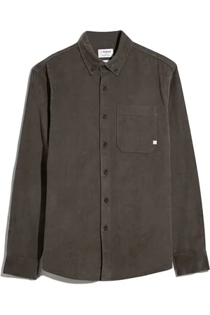 Farah Grey Spencer Langærmet Corduroy SkjorterXXL