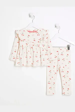 River Island Girls Cherry Peplum Set8086cm