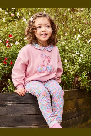 JoJo Maman Bébé 2-Piece Appliqué Sweatshirt & Leggings Set8692cm