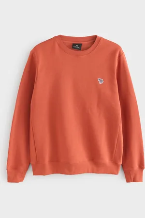 Paul Smith Regular-Fit Logo 100% Organic Cotton Brown Sweatshirtxlarge