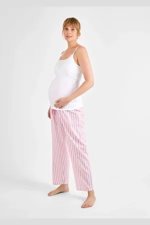 JoJo Maman Bébé Maternity Stripe & Nursing Vest Pyjamas Setmedium