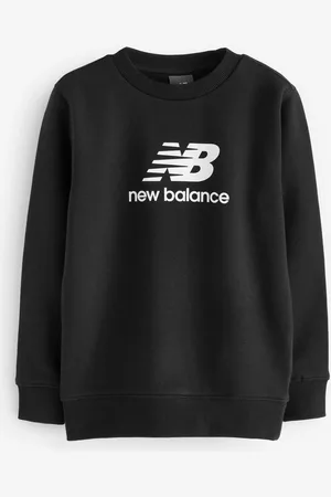 New Balance Drenge Stacked Logo Sweatshirt12 - 13 år (152 - 158cm)