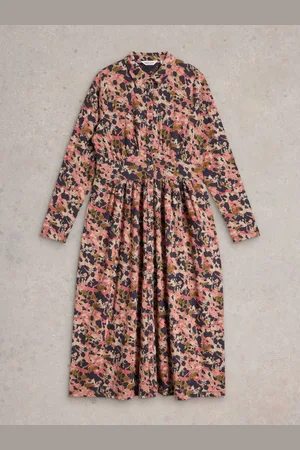 White Stuff Lottie Jersey 100% Cotton Shirt Dress44