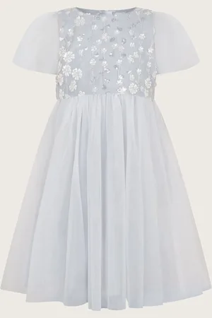 Monsoon Bella Floral Print Embellished Dress12 - 13 år (152 - 158cm)