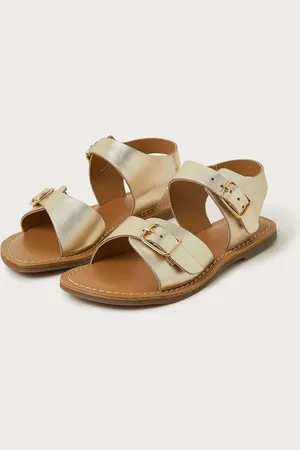 Monsoon Metallic Leather Buckle Strap Sandalsuk10eu28