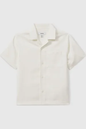 Reiss Japane Twill Cuban Collar Shirt7 - 8 år (122 - 128cm)