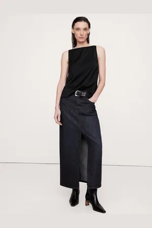 Banana Republic Stretch Satin Tunic TopL