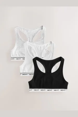 Next Racer Back Crop Tops 3 -pakke (5-16år)7 - 8 år (122 - 128cm)