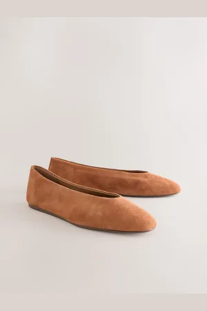 Next Forever Comfort Leather Round Toe Ballerinas
