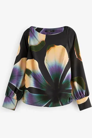 Next Langærmet bluse med samlet sider44