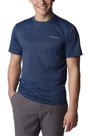 Columbia Blue Hike Crew Neck T-Shirtxxlarge