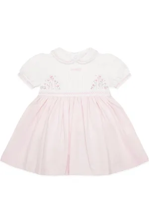 Emile et Rose Dress with Pretty Floral Embriodered Yoke with Pants56cm