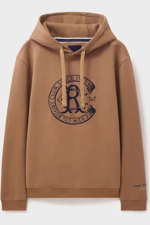 J.Crew Company Embroidered Graphic Brown HoodieXXL